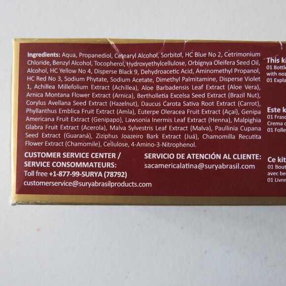 Henna Cream Dark Brown Semi-Permanent Vegan Hair Dye For Gray Coverage 2.37 oz - Picture 8 of 10